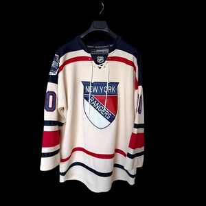 Henrik Lundqvist NY Rangers 2012 Winter Classic Reebok CCM Jersey Size 54